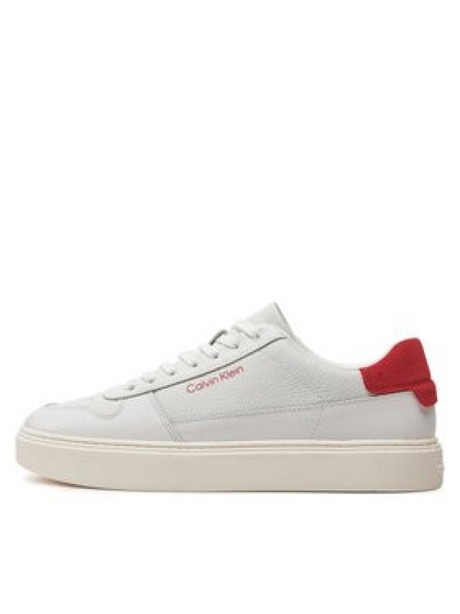 Calvin Klein Sneakersy Low Top Lace Up Bskt HM0HM01254 Biały