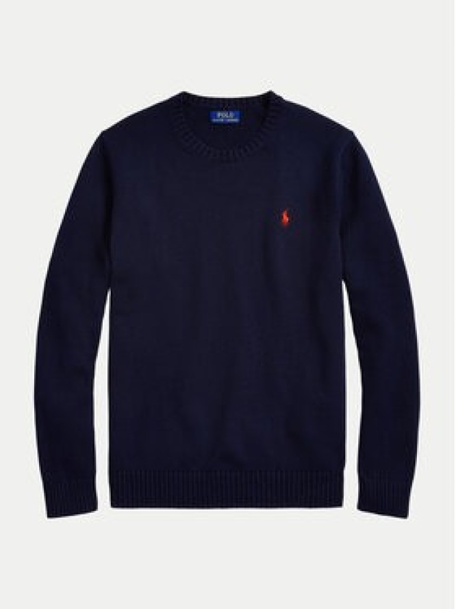 Polo Ralph Lauren Sweter Classic 710810846001 Granatowy Regular Fit