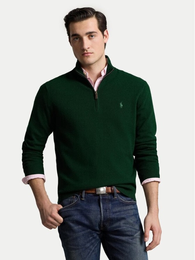 Polo Ralph Lauren Sweter 710876756014 Zielony Regular Fit