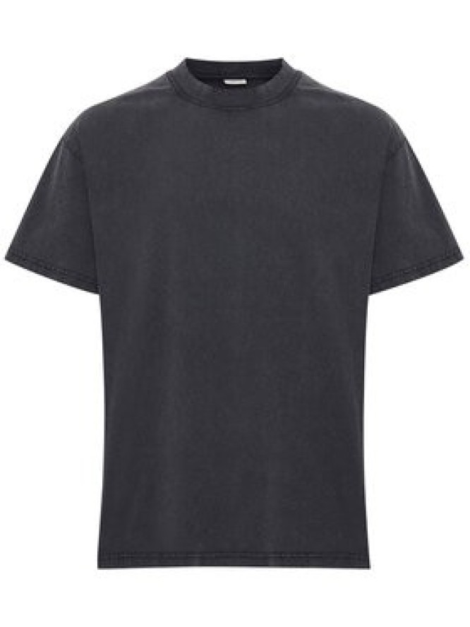 Solid T-Shirt 21107878 Czarny Regular Fit