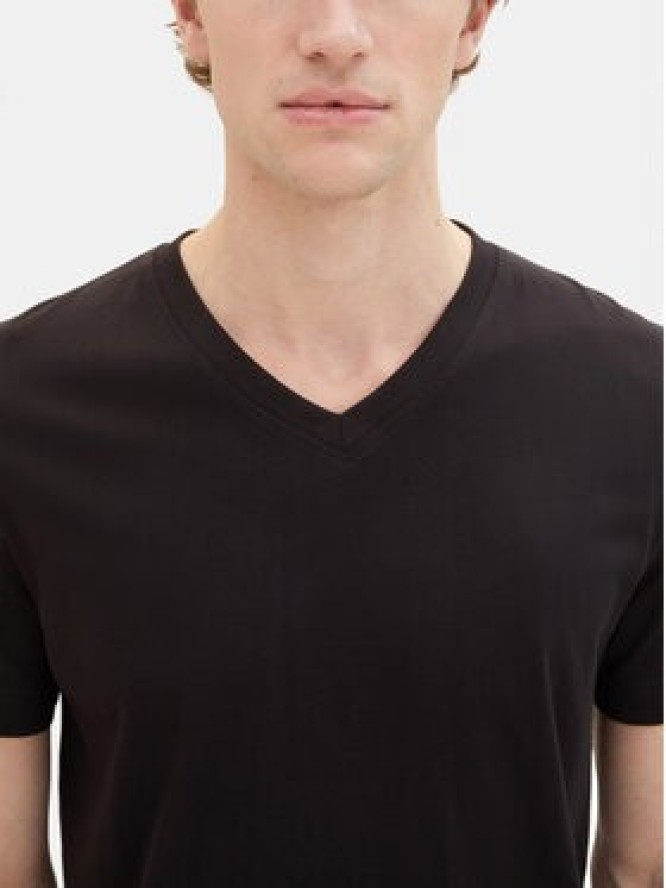 Tom Tailor Komplet 2 t-shirtów 1037738 Czarny Regular Fit
