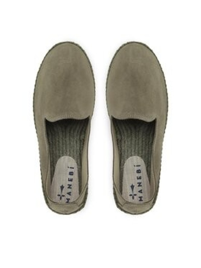 Manebi Espadryle Flat Espadrilles R 4.7 C0 Khaki