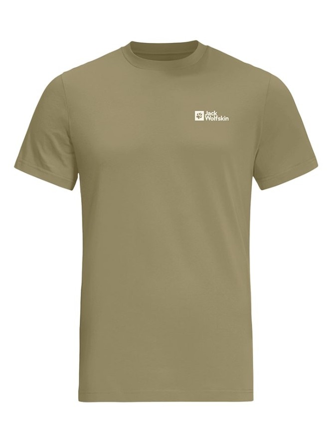 Jack Wolfskin Koszulka "Essential" w kolorze khaki rozmiar: L