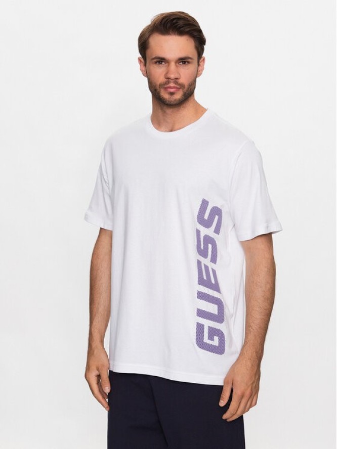 Guess T-Shirt France Z3YI10 I3Z14 Biały Regular Fit