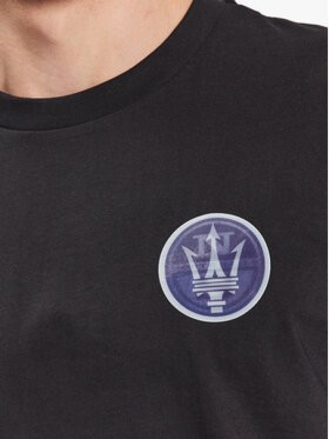 North Sails T-Shirt MASERATI 453011 Czarny Regular Fit