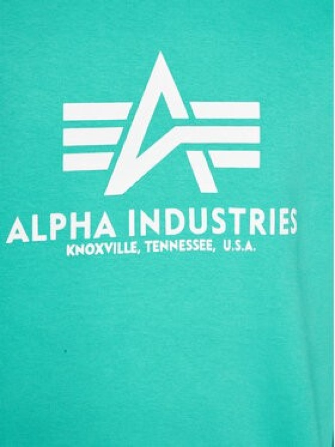 Alpha Industries Bluza Basic 178302 Zielony Regular Fit