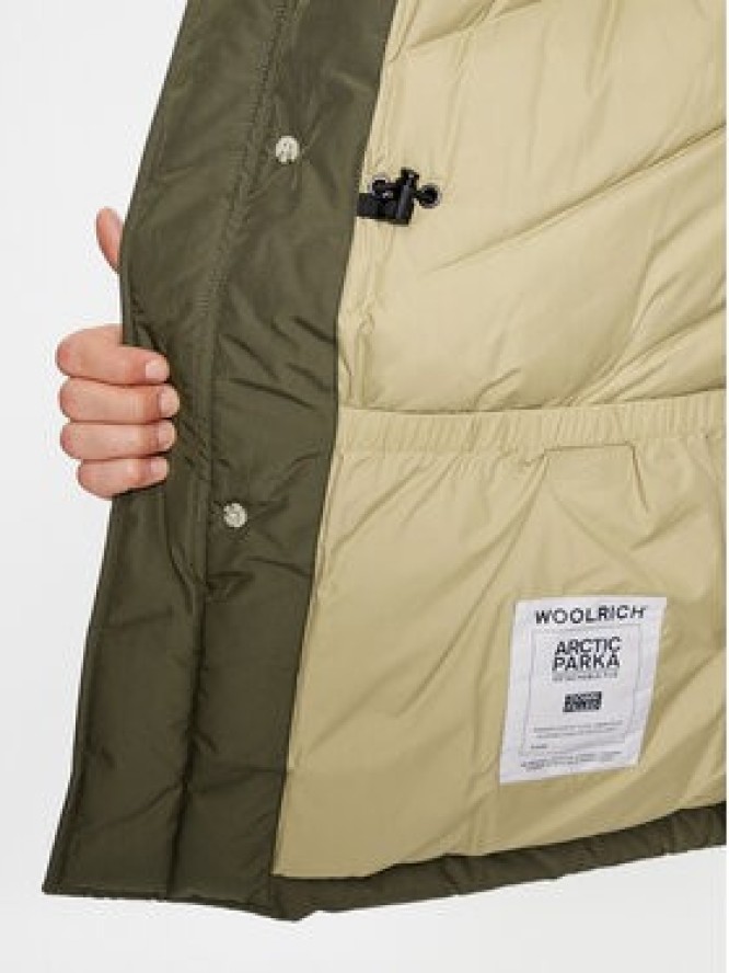 Woolrich Kurtka zimowa Arctic CFWOOU0482MRUT0001 Zielony Regular Fit