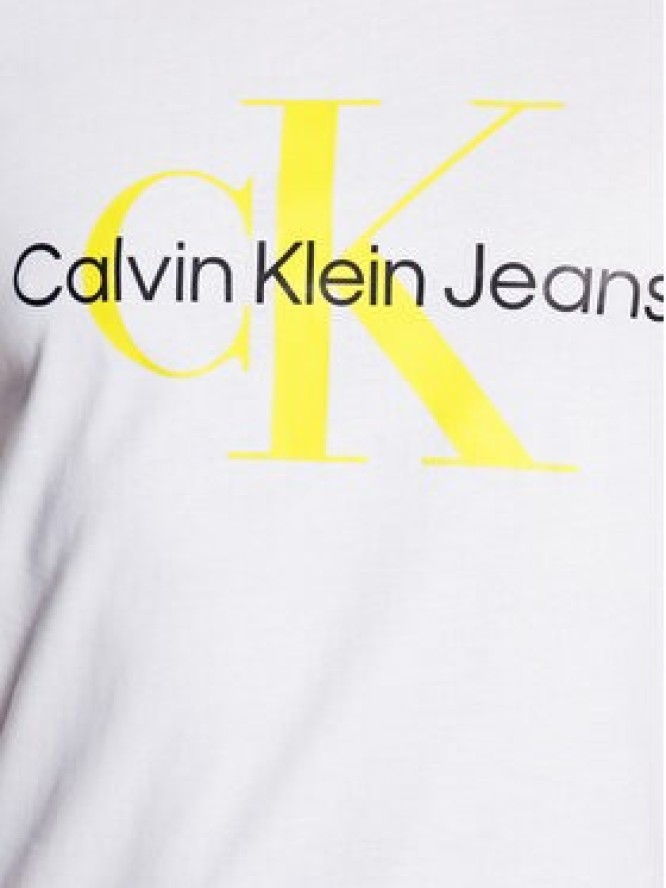 Calvin Klein Jeans T-Shirt J30J320806 Biały Regular Fit