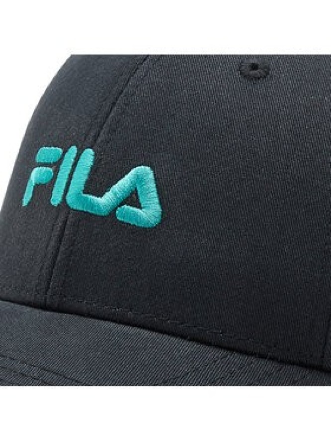 Fila Czapka z daszkiem Brasov 6 Panel Cap With Linear Logo Strap Back FCU0019 Czarny