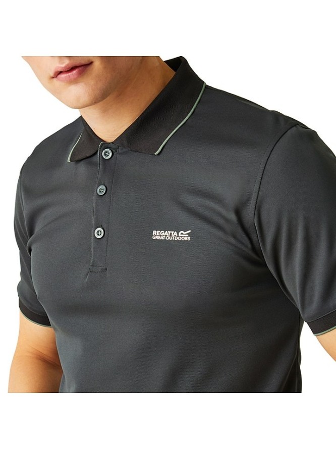 Regatta Funkcyjna koszulka polo "Oakmont" w kolorze czarnym rozmiar: XL