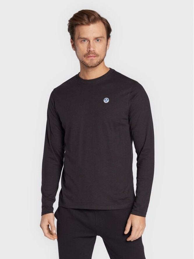 North Sails Longsleeve 692813 Czarny Regular Fit