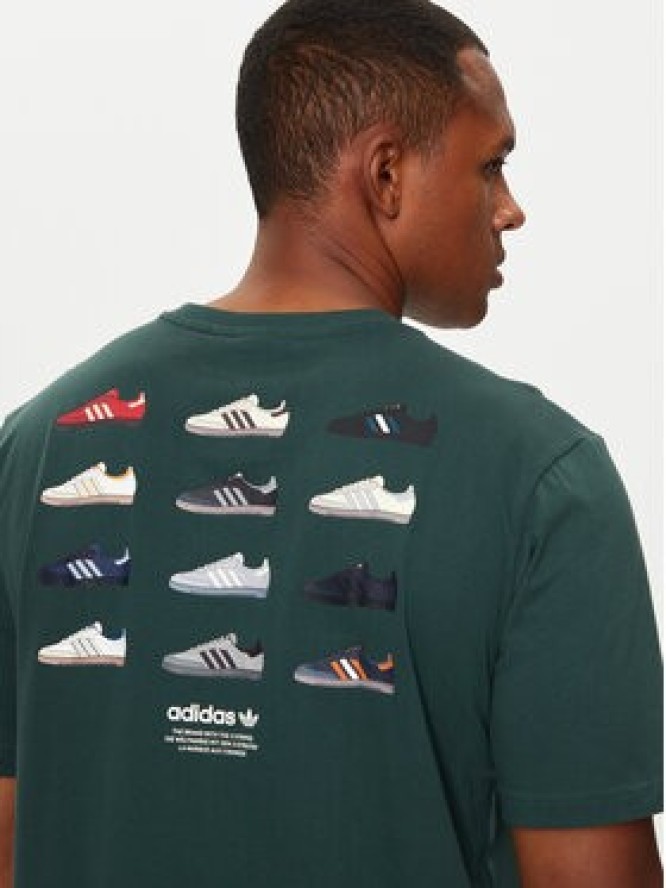 adidas T-Shirt Supply Sport IX6717 Zielony Regular Fit