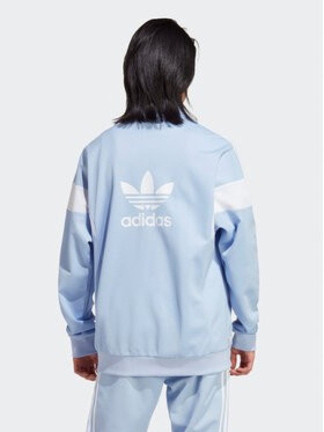 adidas Bluza Adicolor Classics Cut Line Track Top IB9949 Błękitny Loose Fit