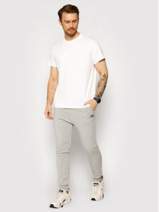 Alpha Industries Spodnie dresowe Basic Jogger 116370 Szary Slim Fit