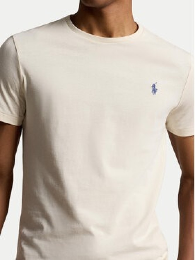 Polo Ralph Lauren T-Shirt 710671438371 Écru Custom Slim Fit