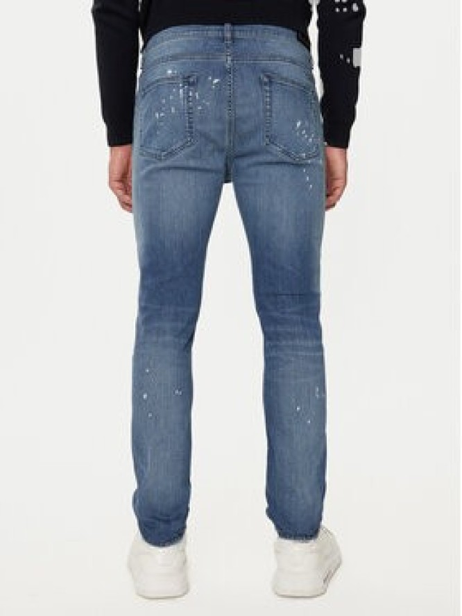 KARL LAGERFELD Jeansy 265801 544832 Granatowy Slim Fit