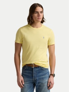 Polo Ralph Lauren T-Shirt 710671438414 Żółty Slim Fit