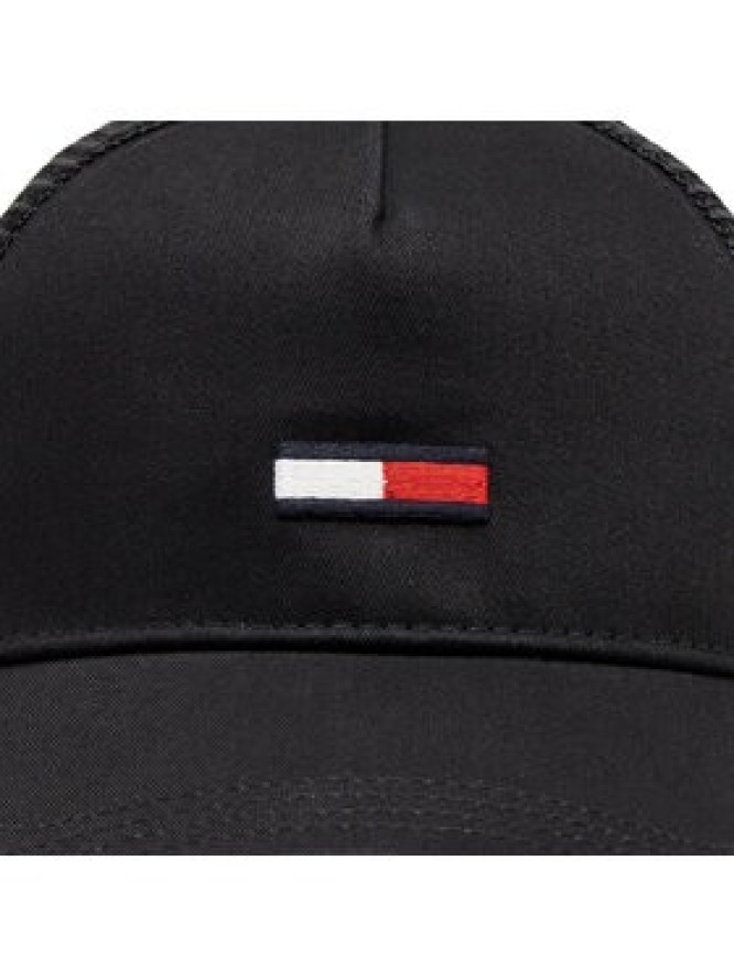 Tommy Jeans Czapka z daszkiem Tjm Elongated Flag Trucker Cap AM0AM12425 Czarny