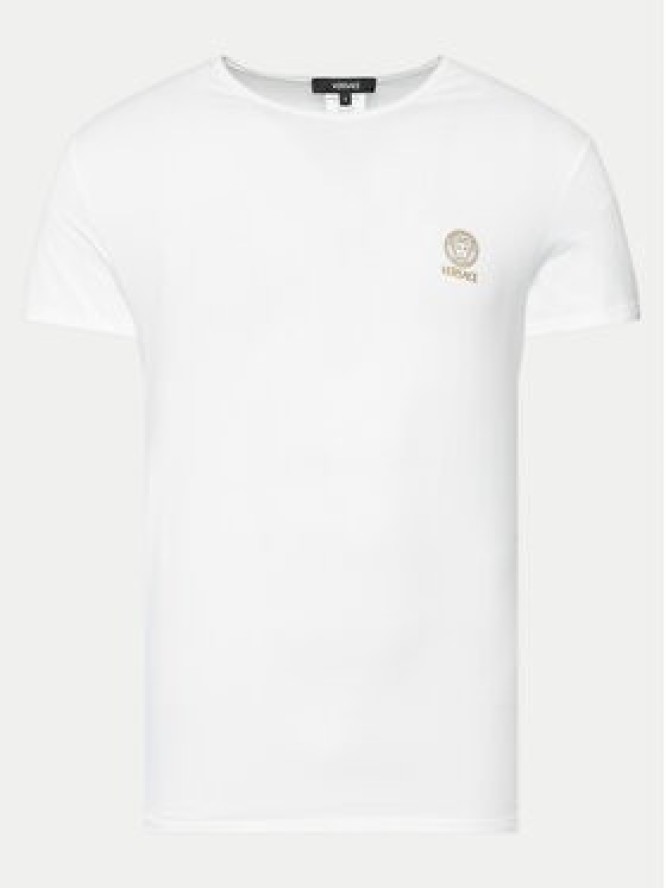 Versace Komplet 2 t-shirtów AU10193 1A10011 Biały Slim Fit