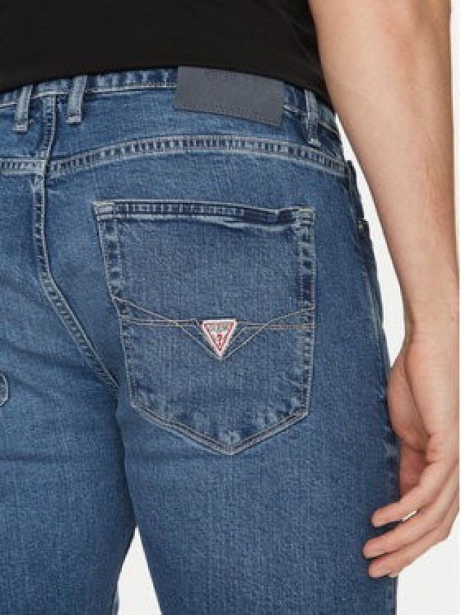 Guess Jeansy M5RAS2 D5KP2 Niebieski Slim Fit