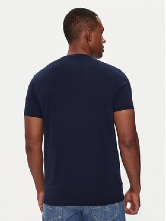 Lacoste T-Shirt TH0998 Granatowy Regular Fit