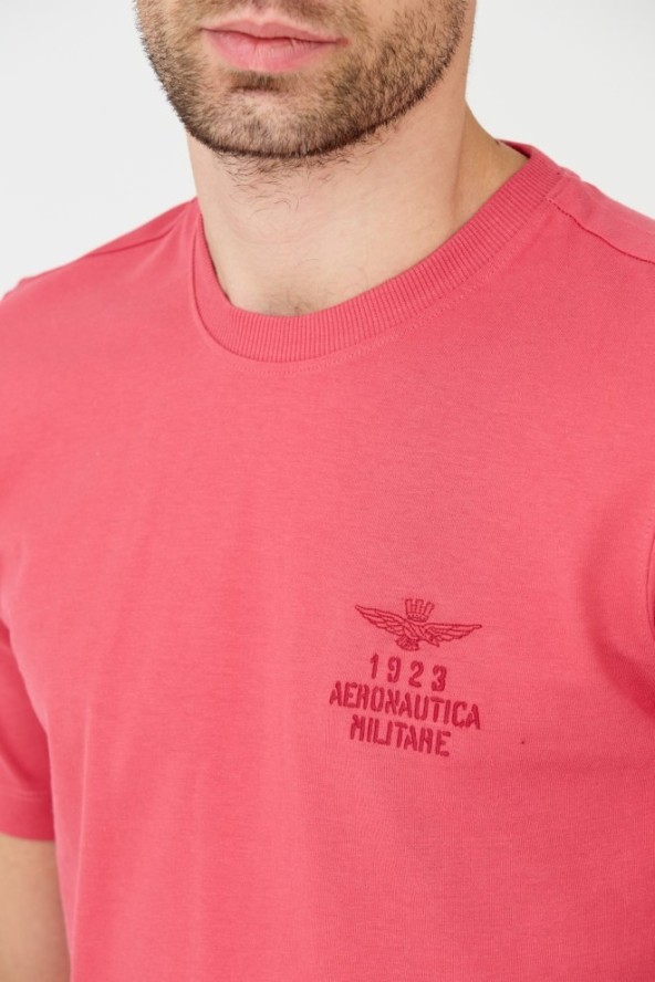 AERONAUTICA MILITARE Różowy t-shirt