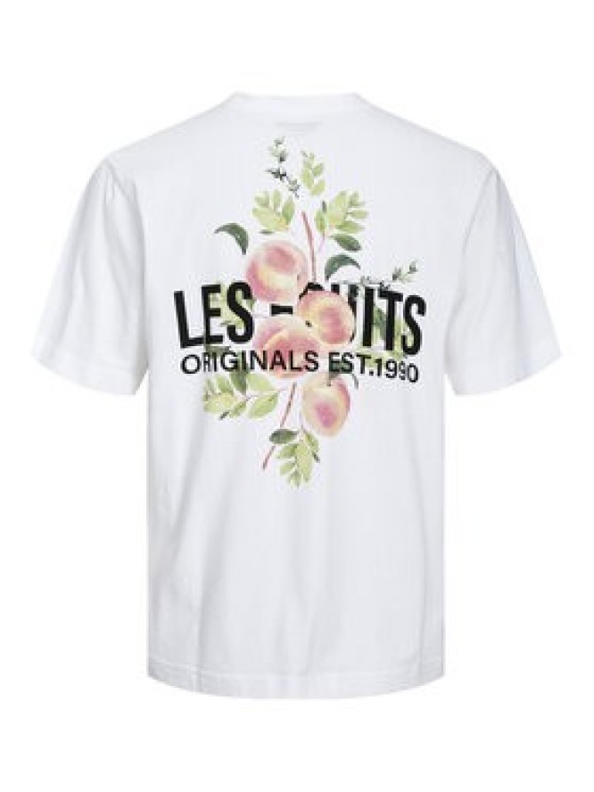Jack&Jones T-Shirt Flores 12228776 Biały Loose Fit
