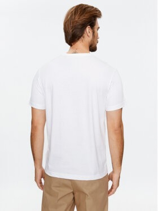 Gant T-Shirt Shield 2003184 Biały Regular Fit