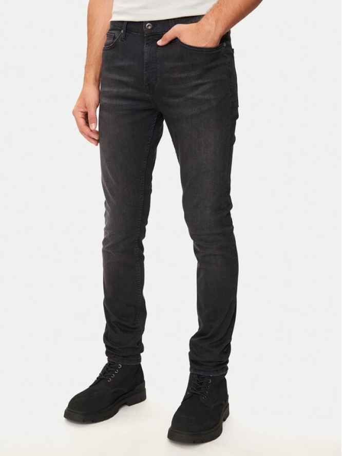 Mustang Jeansy Frisco 1015492 Czarny Skinny Fit