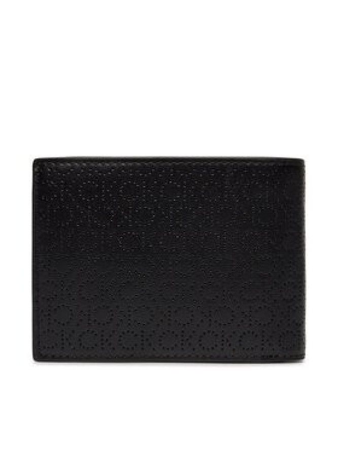 Calvin Klein Duży Portfel Męski Modern Bar Trifold 10Cc W/Coin K50K511833 Czarny