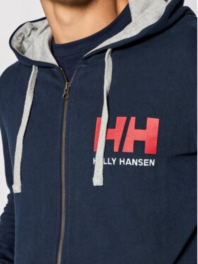 Helly Hansen Bluza Logo 34163 Granatowy Regular Fit