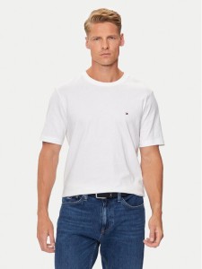 Tommy Hilfiger T-Shirt Essential MW0MW37267 Biały Regular Fit