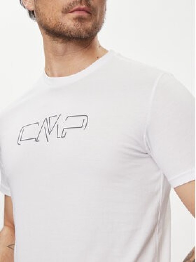 CMP T-Shirt 32D8147P Biały Regular Fit