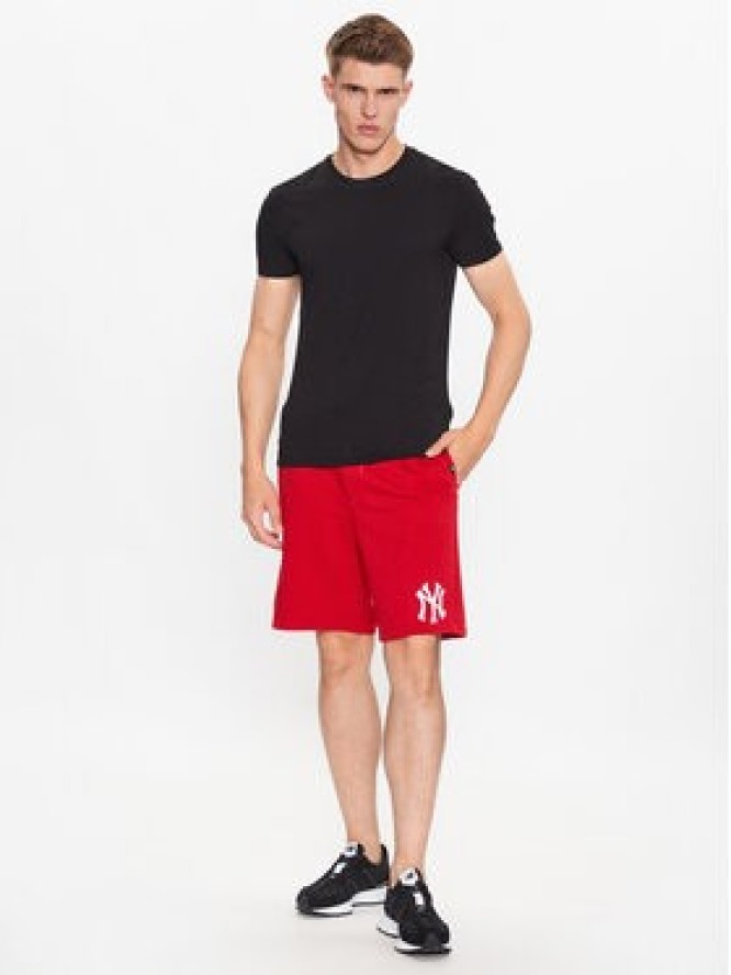 47 Brand Szorty sportowe New York Yankees Imprint 47 Helix Shorts Czerwony Regular Fit