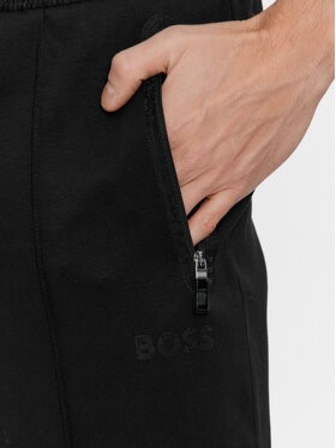 Boss Spodnie dresowe Hadiko Mirror 50505320 Czarny Regular Fit