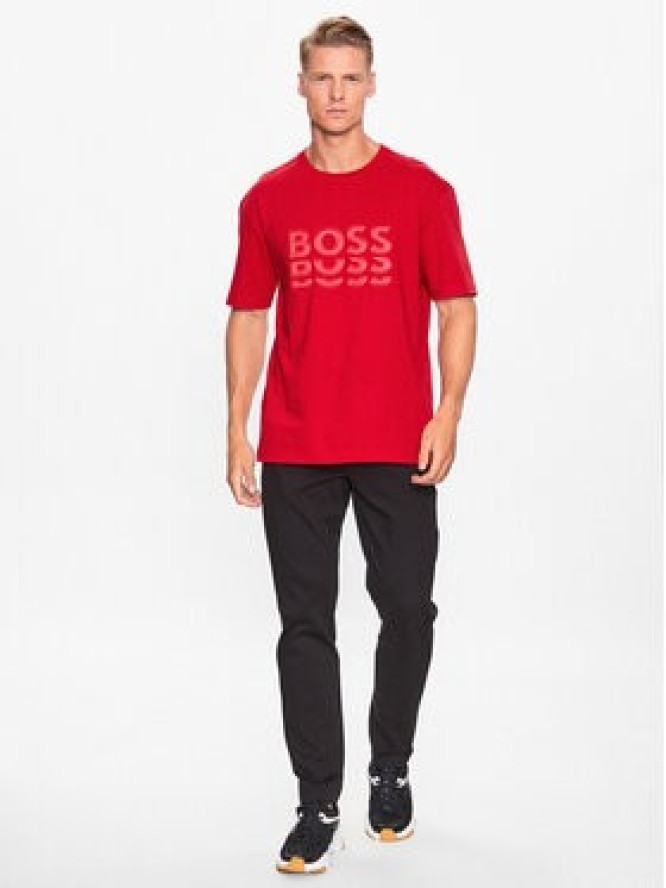 Boss T-Shirt 50495876 Czerwony Regular Fit