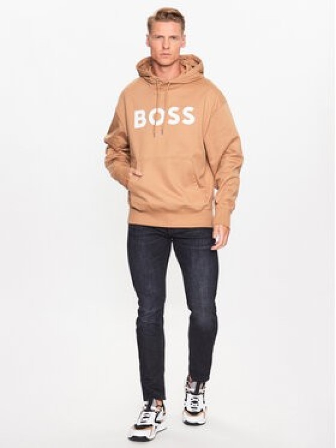 Boss Bluza 50496661 Beżowy Oversize