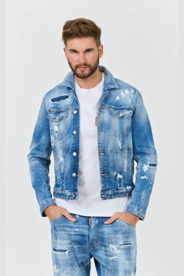 DSQUARED2 Kurtka jeansowa Dan Jean Jacket