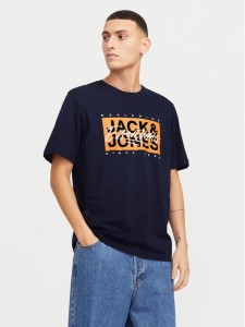 Jack&Jones T-Shirt Colton 12268439 Granatowy Standard Fit