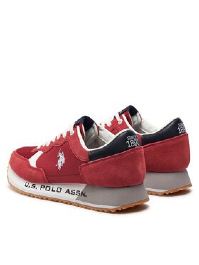 U.S. Polo Assn. Sneakersy CleeF006 CLEEF006/4TS1 Czerwony