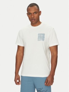 Lacoste T-Shirt TH0288 Écru Classic Fit