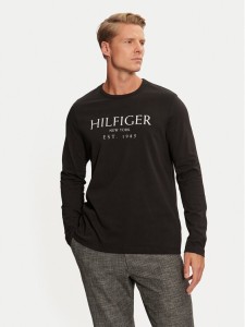 Tommy Hilfiger Longsleeve MW0MW36502 Czarny Regular Fit