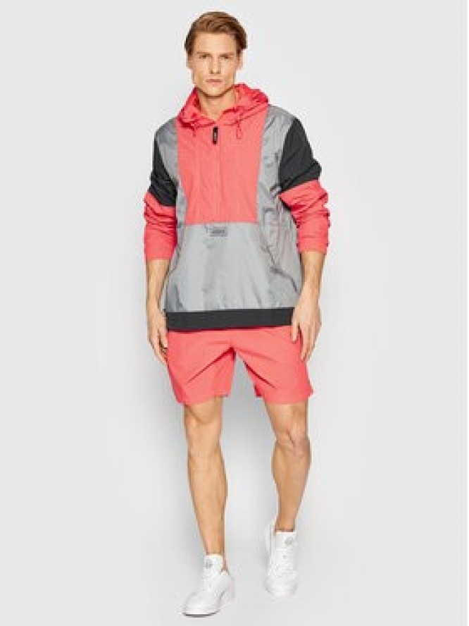 adidas Kurtka anorak Adventure Blocked HF4778 Szary Relaxed Fit