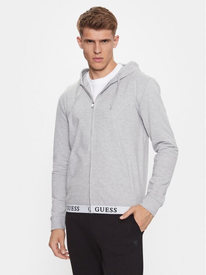 Guess Bluza U3YQ00 KBS91 Szary Regular Fit