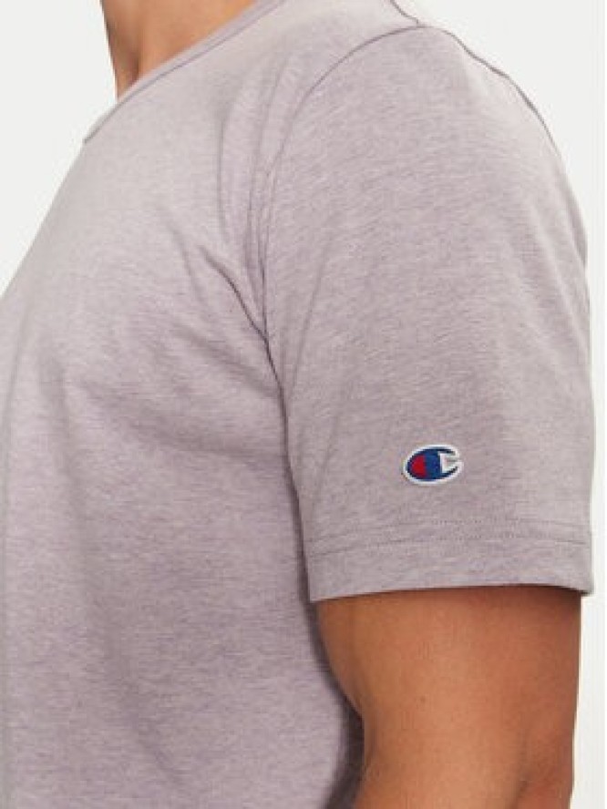 Champion T-Shirt 218802 Fioletowy Regular Fit