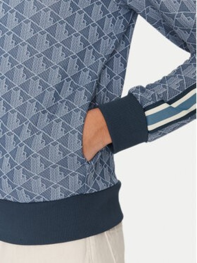 Lacoste Bluza SH1368 Niebieski Regular Fit