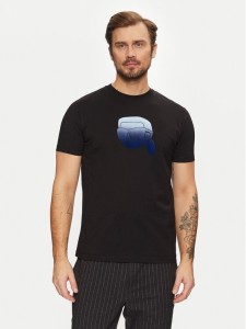 KARL LAGERFELD T-Shirt 755426 551242 Czarny Regular Fit