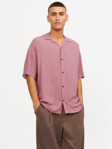 Jack&Jones Koszula Jeff 12248386 Różowy Relaxed Fit