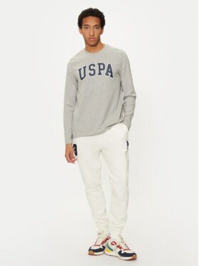 U.S. Polo Assn. Longsleeve MUP2184 Szary Regular Fit