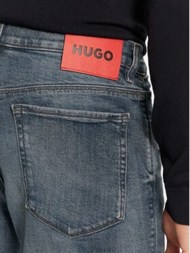 Hugo Jeansy 50525384 Niebieski Slim Fit